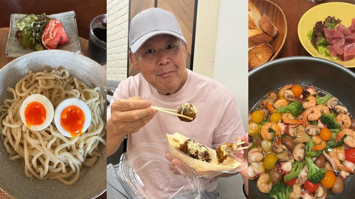【 花田虎上 】　豪華すぎる“1日の食卓”を全公開「寝起きからお腹が空いてました！」　朝つけ麺・たこ焼き・夜アヒージョにファン「羨ましい」