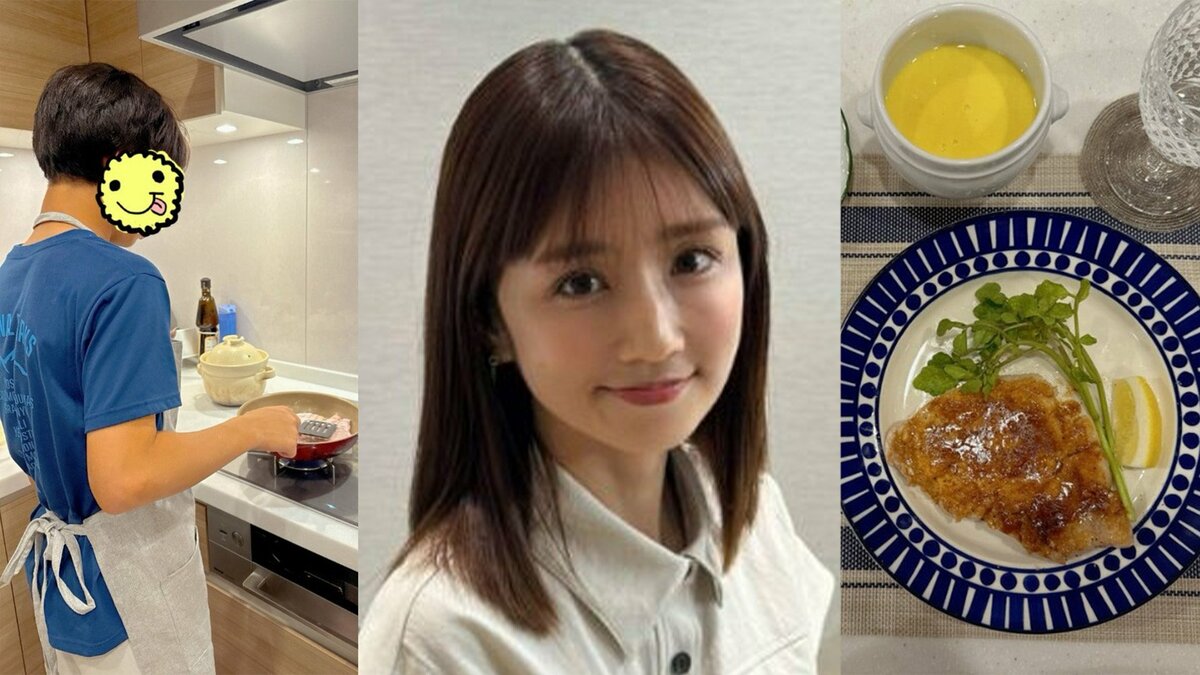 【 小倉優子 】 中学生長男と手料理ショット 「あと6年したら、一緒にお酒も飲めちゃう!!」成長実感の夕食メニューに反響