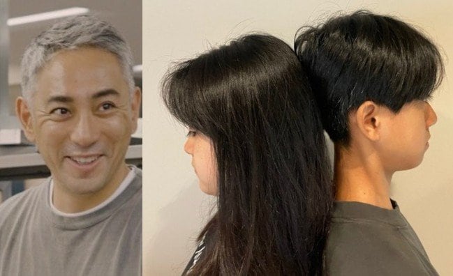 【市川團十郎】長女・麗禾さん 長男・勸玄さんと山で過ごす夏休み 2人の背比べショット公開「おぉ、、なんか最近 カンカン大きい?かなと」