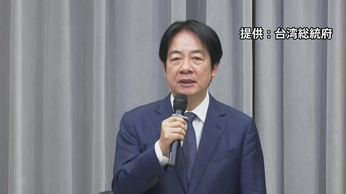台湾・頼総統が27年防衛予算案を過去最高1兆台湾ドル超の考え示す 「防衛への投資は平和への投資」