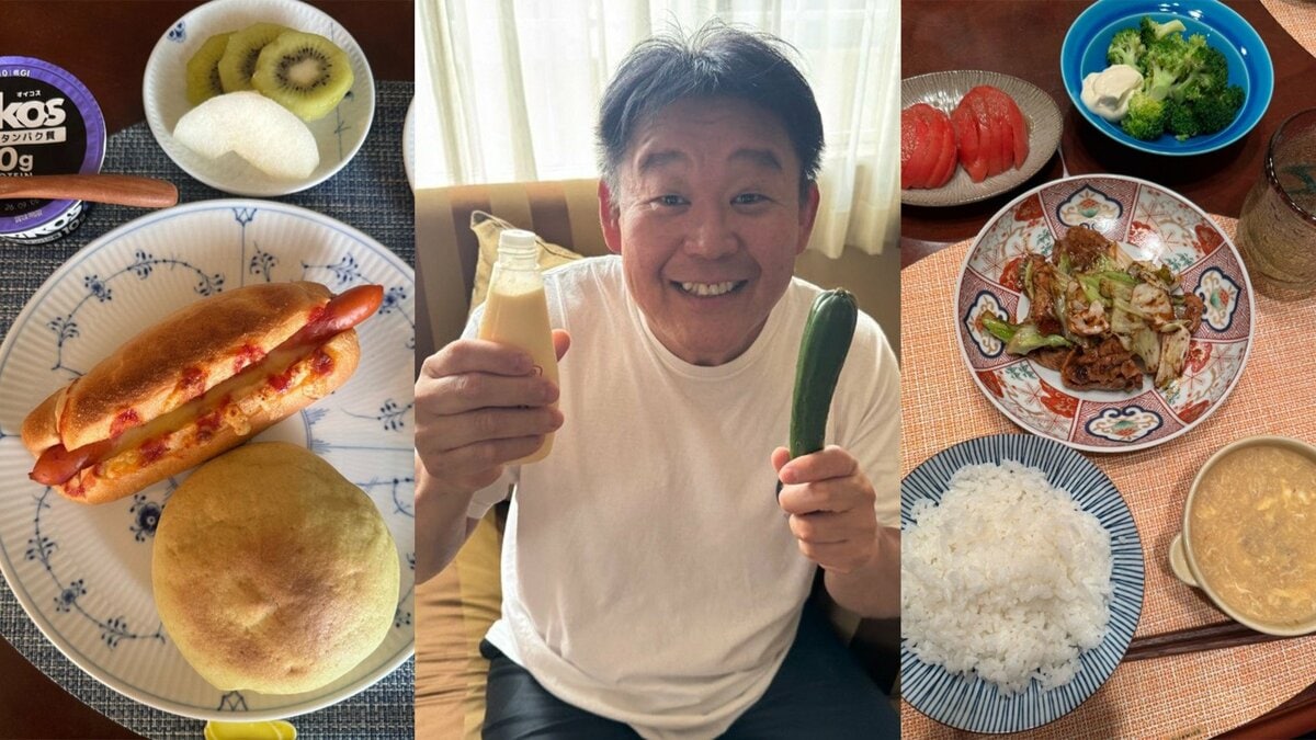 【 花田虎上 】 久しぶりの自宅ご飯を満喫 豪華朝食からユーモア溢れるおやつ、家族で囲む中華夕食まで「百華が好きな回鍋肉、美味しかったです」