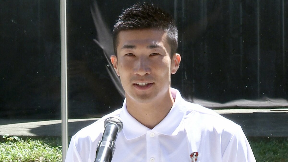 東京から愛知・名古屋へ!“リレー侍”桐生祥秀が採火「思い、そしてバトンを受け継いで次世代にパワーを与えられるように」【アジア大会採火式】