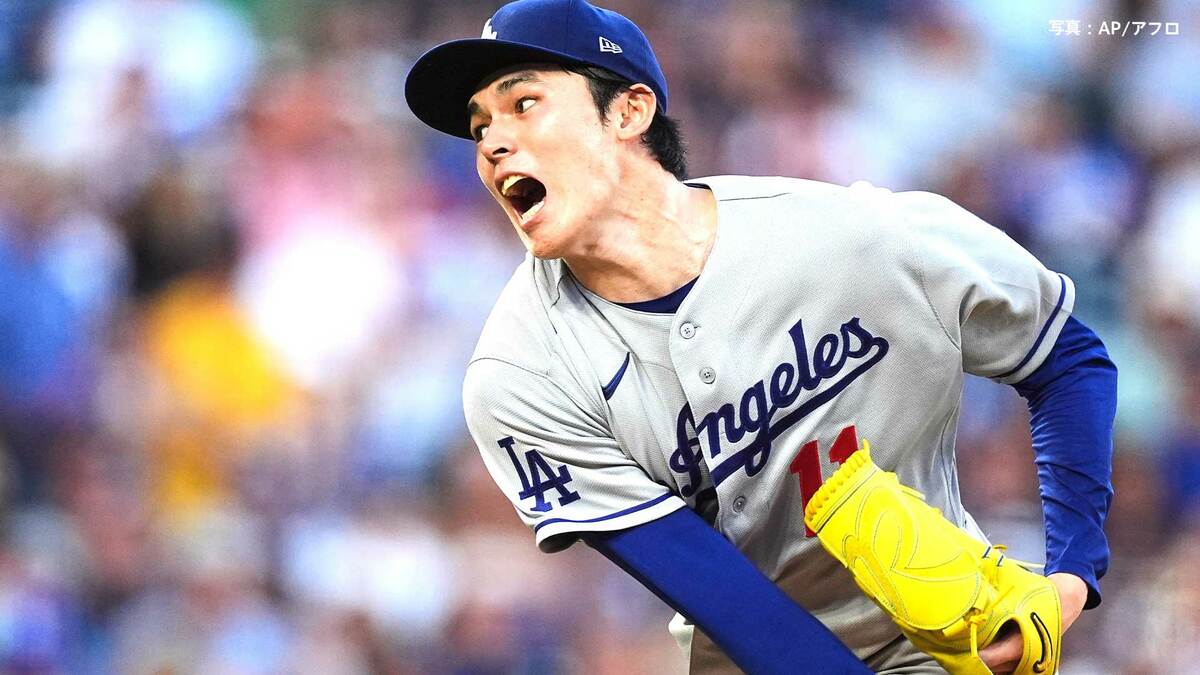 佐々木朗希 5回2失点 6勝目の権利を手に降板、毎回安打を許すも粘投 4回に勝負球が甘くなり連打で失点
