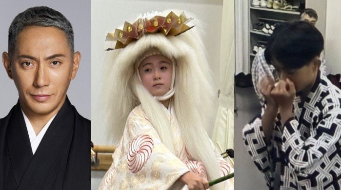 【 市川團十郎 】「二人がメインの旅巡業は初です!!」」長女・麗禾さん 長男・勸玄さんと親子3人で巡業稽古「明日初日です。ここ数日、ずっと稽古です」