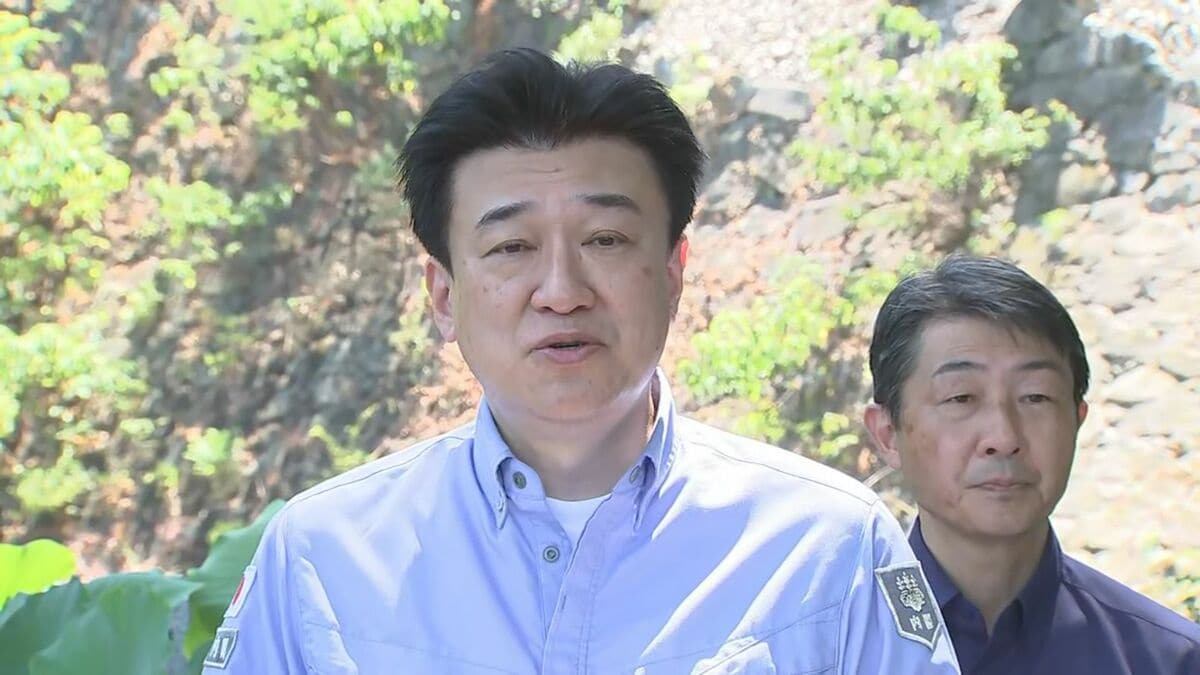 木原官房長官　「九州応援割」念頭に観光需要喚起策を支援パッケージに盛り込む考え示す　熊本での被災地視察を終えて