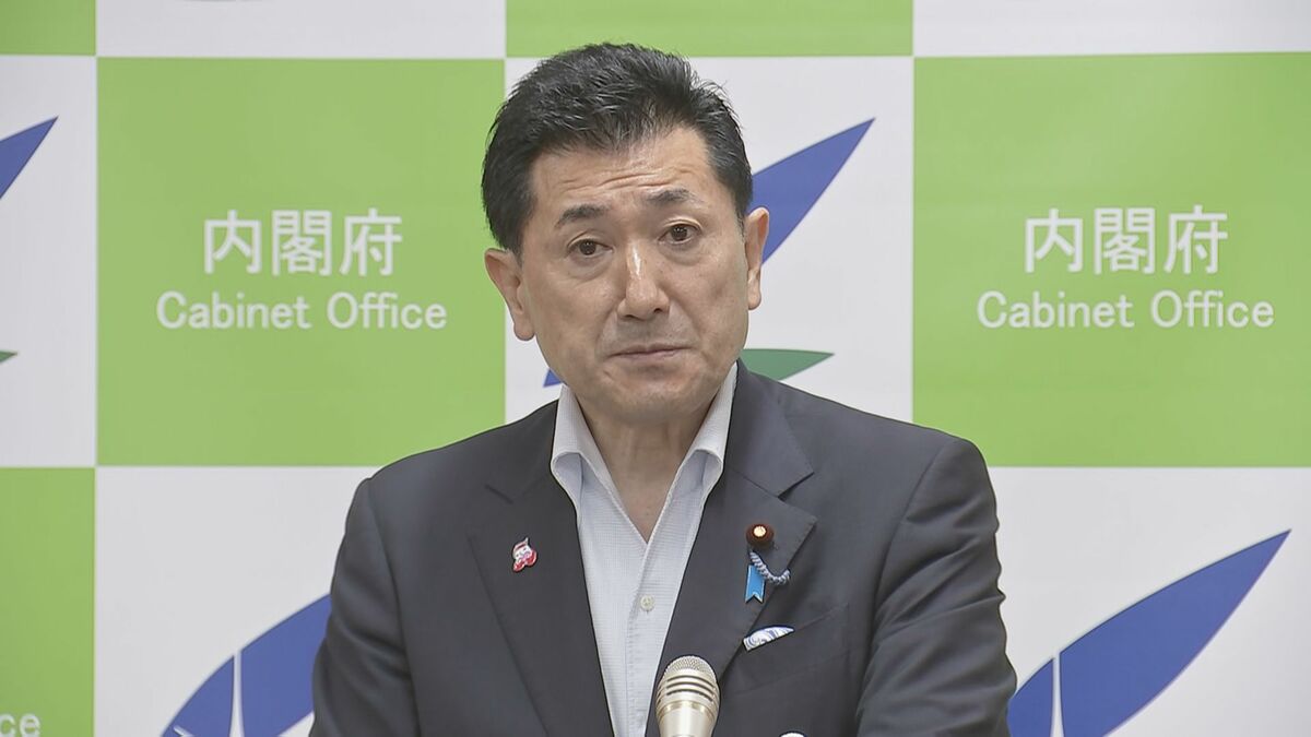 4年前に廃止の“緊急速報メール” 「気象庁などと連携をして情報発信のあり方を検討していく」赤間防災担当大臣