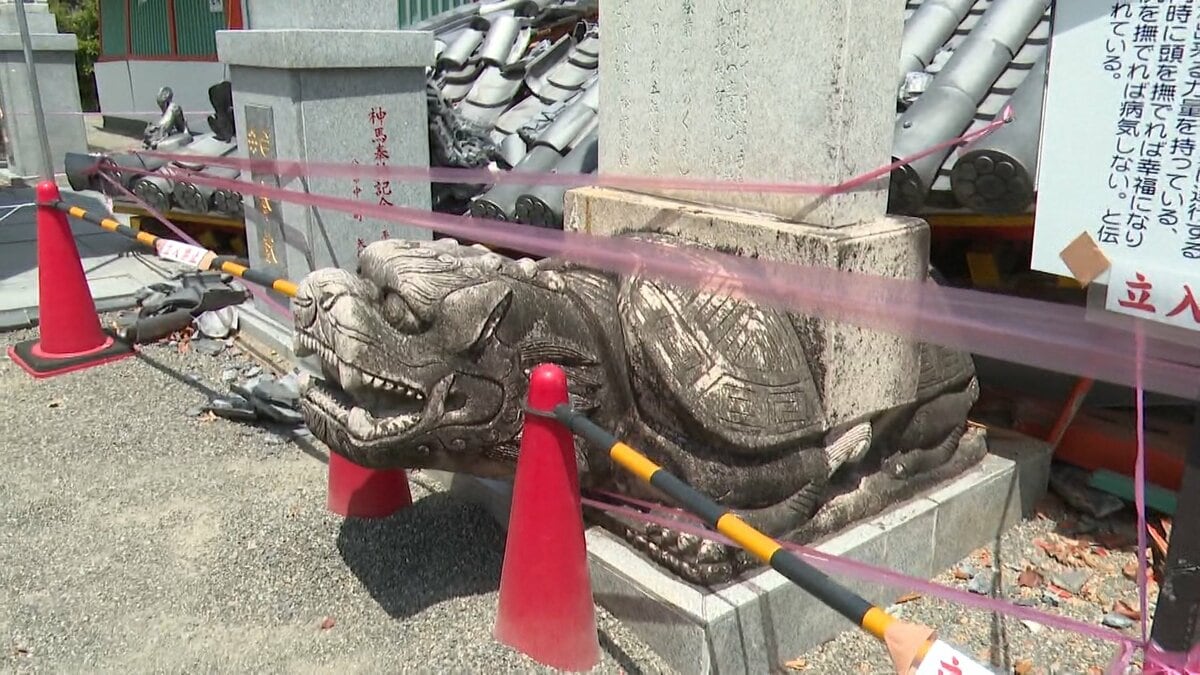 「途絶えさせたくない」断層が境内を引き裂き楼門が倒壊…大きな被害も秋の大祭「妙見祭」開催に向けて準備進める 熊本・八代神社