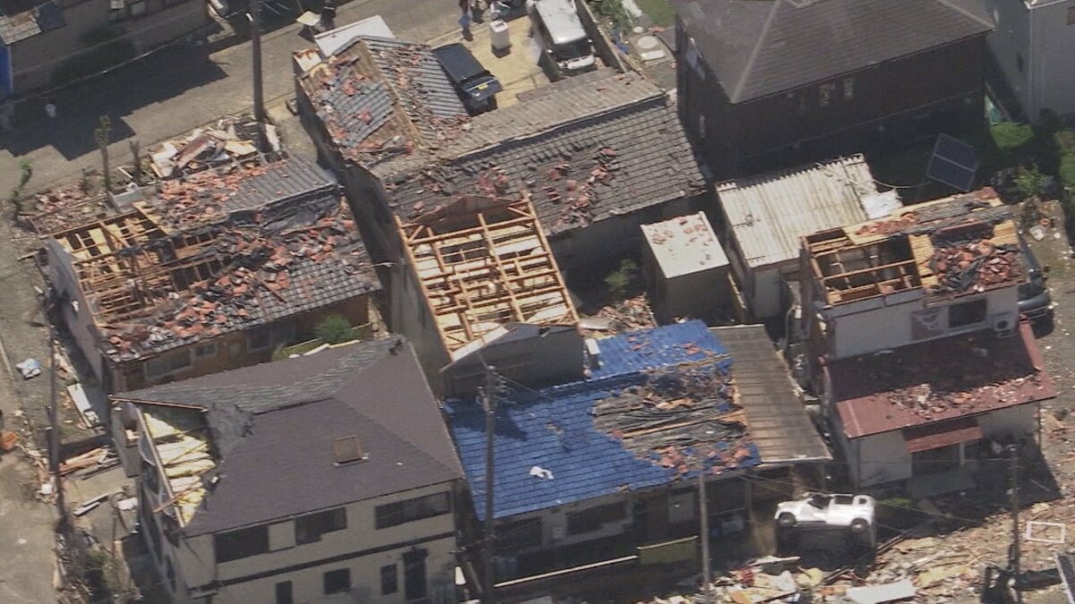 去年静岡で発生した竜巻は複数の渦が回る「多重渦竜巻」か 被害分布は国内で前例なし 国内最大級の強さと認定 気象庁が調査結果公表