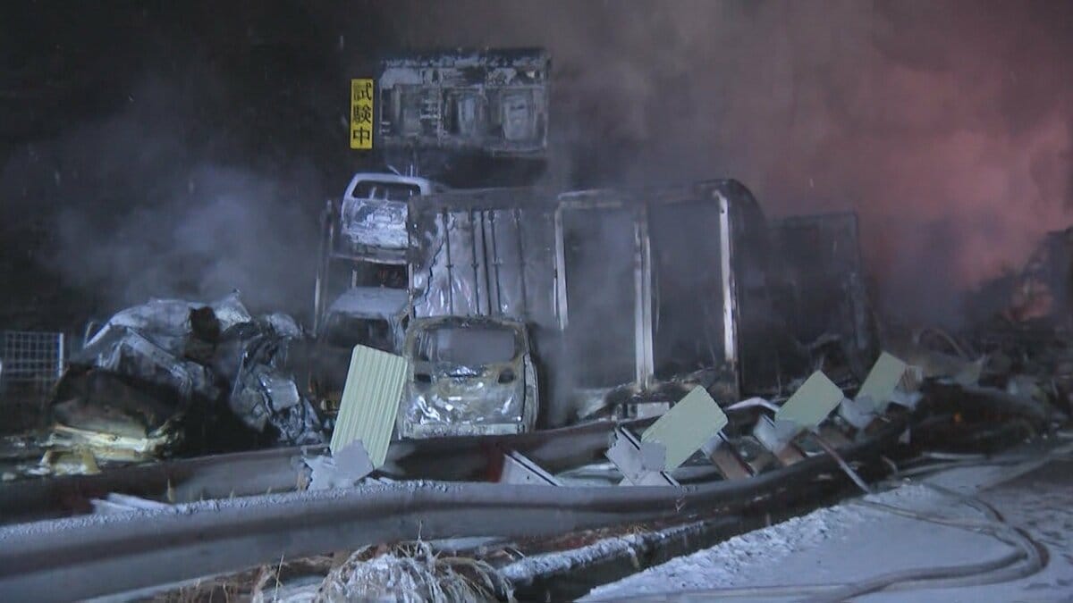 去年12月 群馬・みなかみ町の関越道多重事故 男女合わせて26人を書類送検