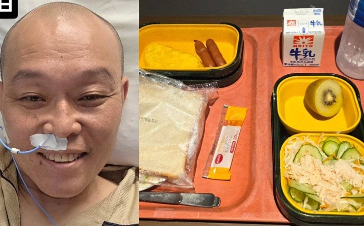 【 千原せいじ 】『肝膿瘍破裂』の手術報告から2日「11日ぶりの食事。イタダキマス」「皆さんも無理せずに。」
