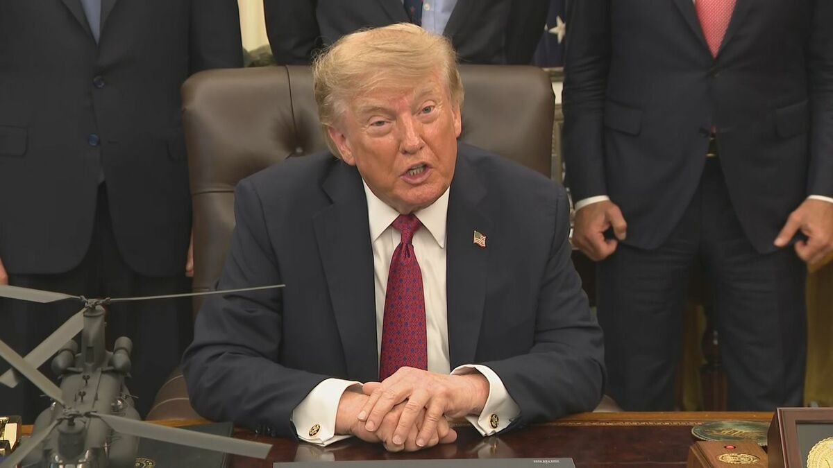 トランプ大統領　イランへのさらなる攻撃「状況を見る」　攻撃の応酬の激化が懸念される中で