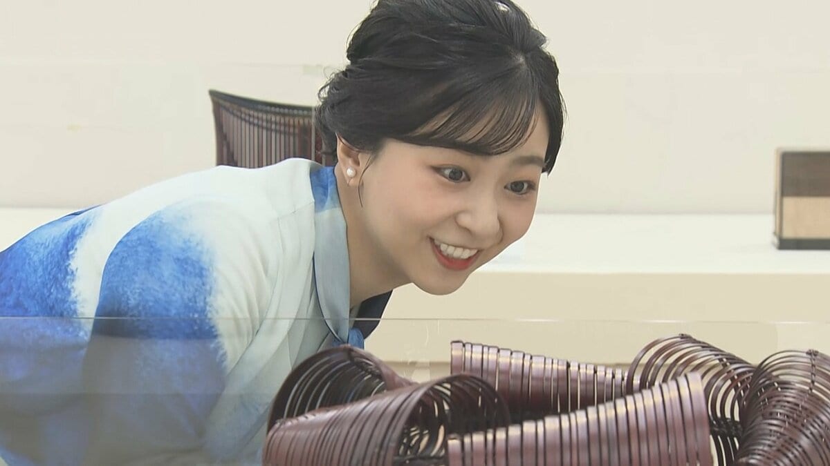 佳子さま 総裁として日本伝統工芸展へ「これからも素敵な作品を作り続けられることを楽しみに」