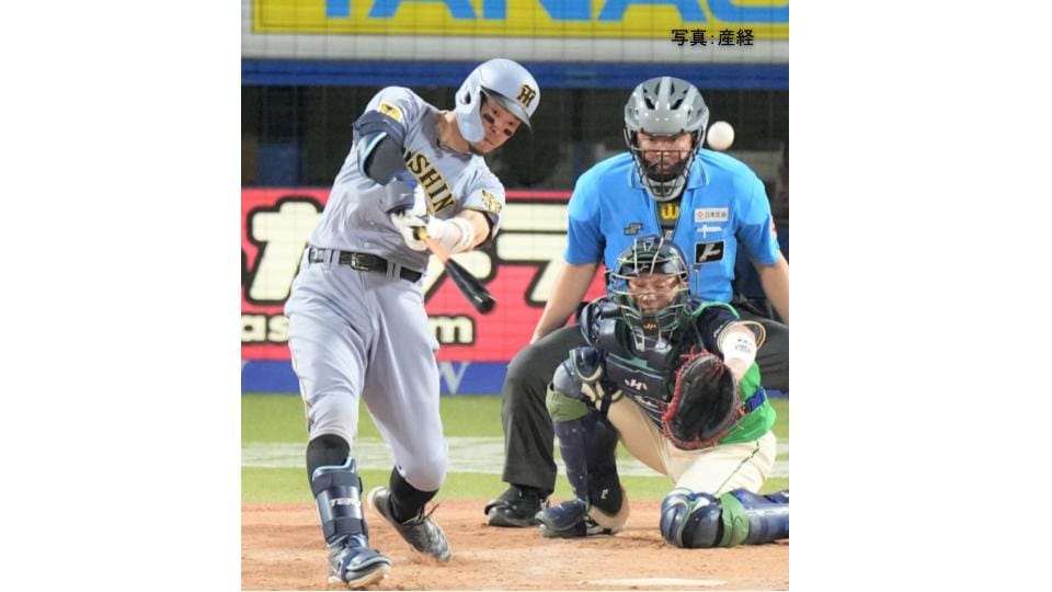 【阪神】”燕”を圧倒 優勝マジック18に 巨人と5差!三冠王・佐藤輝 驚異の豪快&逆方向33、34号は3戦4発 大山4安打に追撃打 中野は猛打賞 伊藤将2勝目