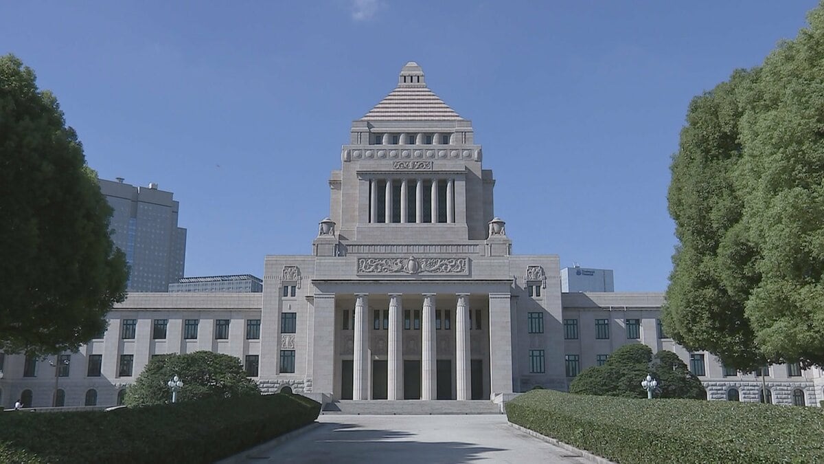臨時国会来月上旬召集の方向で調整 政府・与党 「食料品の消費税減税」法案など焦点に