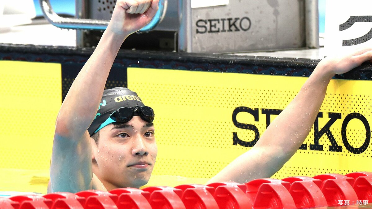 アジア大会代表の村佐達也、フリーリレーで男子100m自由形の日本新記録樹立 !「止まっている暇はない」【競泳・インカレ】