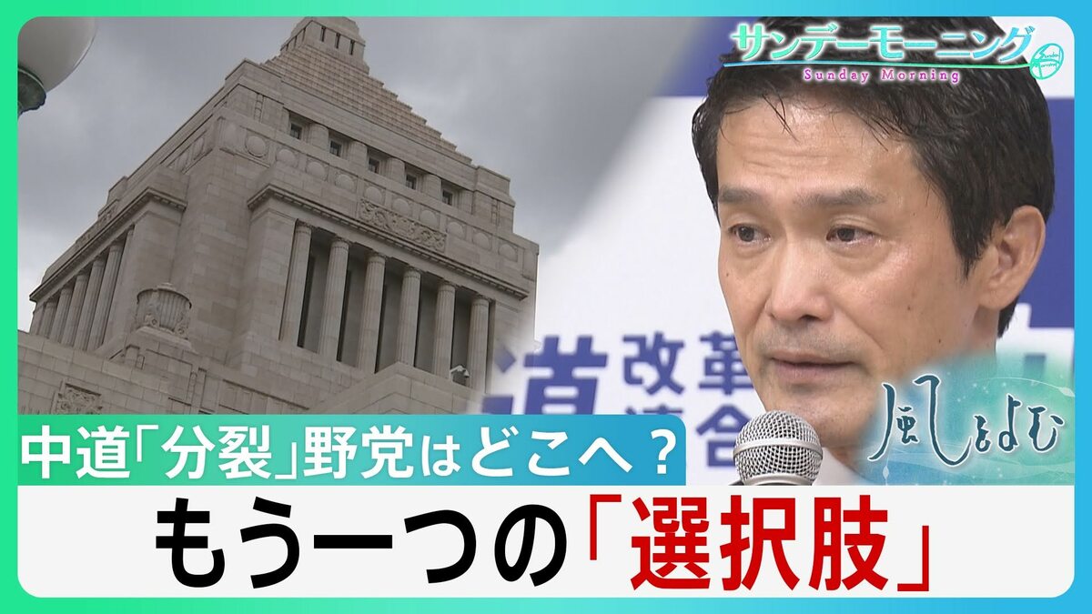 中道「分裂」野党はどこへ?自民に対抗する”核となる野党”不在に・・ もうひとつの「選択肢」としての野党【サンデーモーニング】
