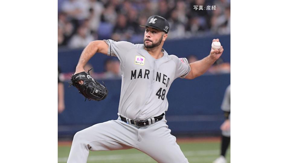 【ロッテ】今季9度目の完封勝ち!助っ人左腕・ルケーシーが7回までノーノー投球 8回先頭に内野安打許すも来日初勝利 井上4号先制ソロ 藤原&西川適時打 横山32S