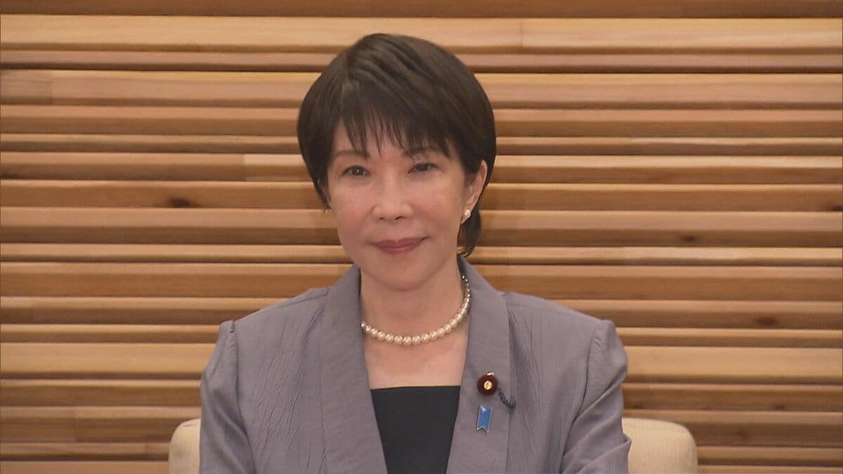 【速報】高市内閣の支持率62.5% 先月調査から3.3ポイント上昇 JNN世論調査