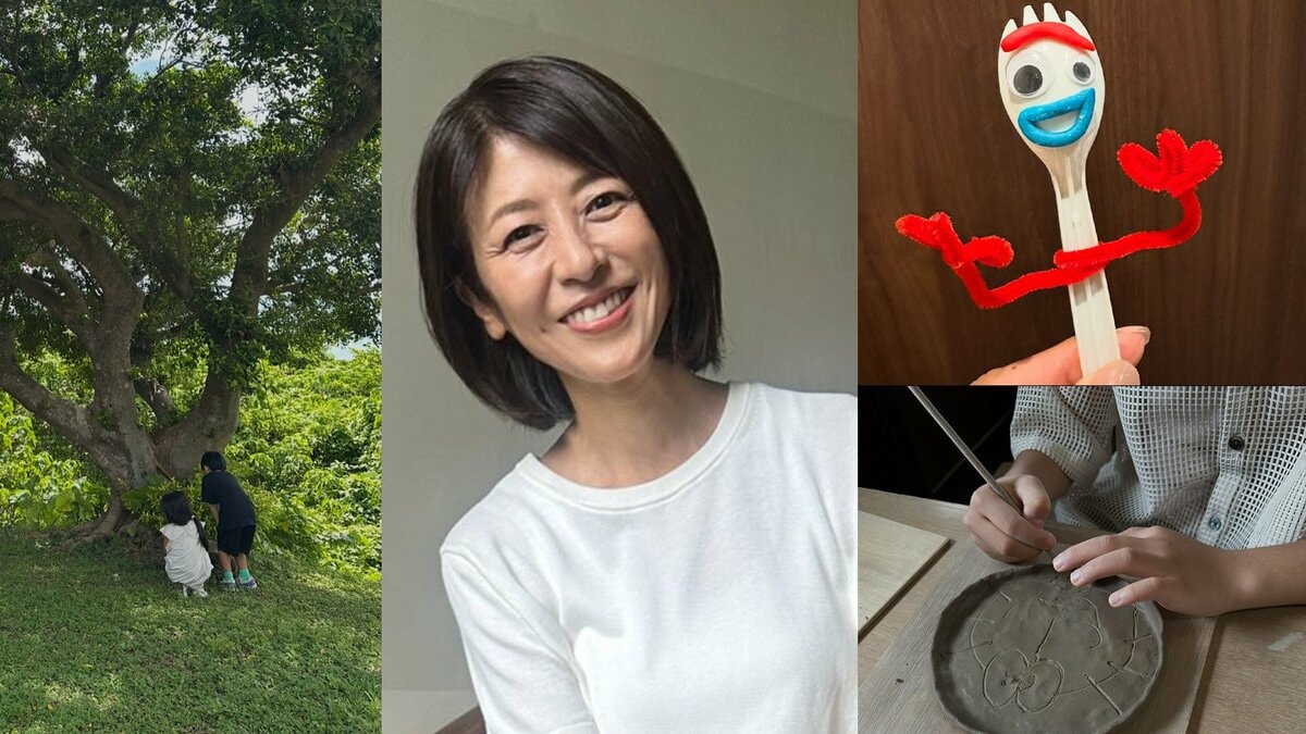 【 白石美帆 】 家族で過ごした「濃厚な夏休み」を報告 「悩みなんか吹き飛ぶような時間でした」子どもたちとの手作り体験や星空ツアーに【夫は元V6・長野博さん】
