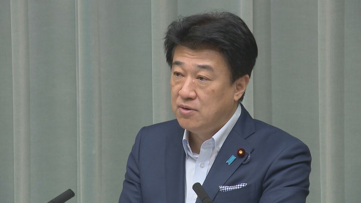 木原官房長官「決して価格の下支えのためにおこなうことではない」 今月実施の政府備蓄米買い戻しについて