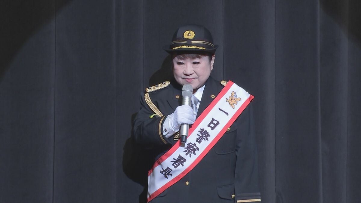 天童よしみさん「自転車舐めずに守ってね」　板橋区で一日警察署長に　志村署管内で発生の事故　半数以上が自転車絡む月も