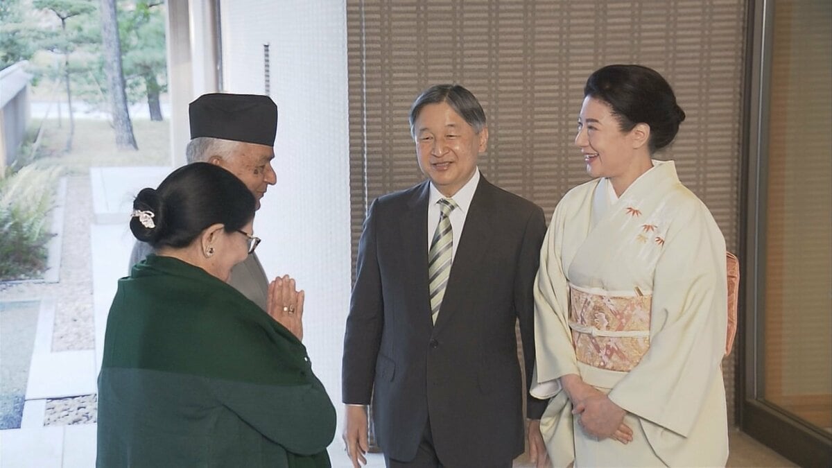 天皇皇后両陛下がネパール大統領にお見舞い 陛下からは中国・習近平国家主席にも 洪水被害受け