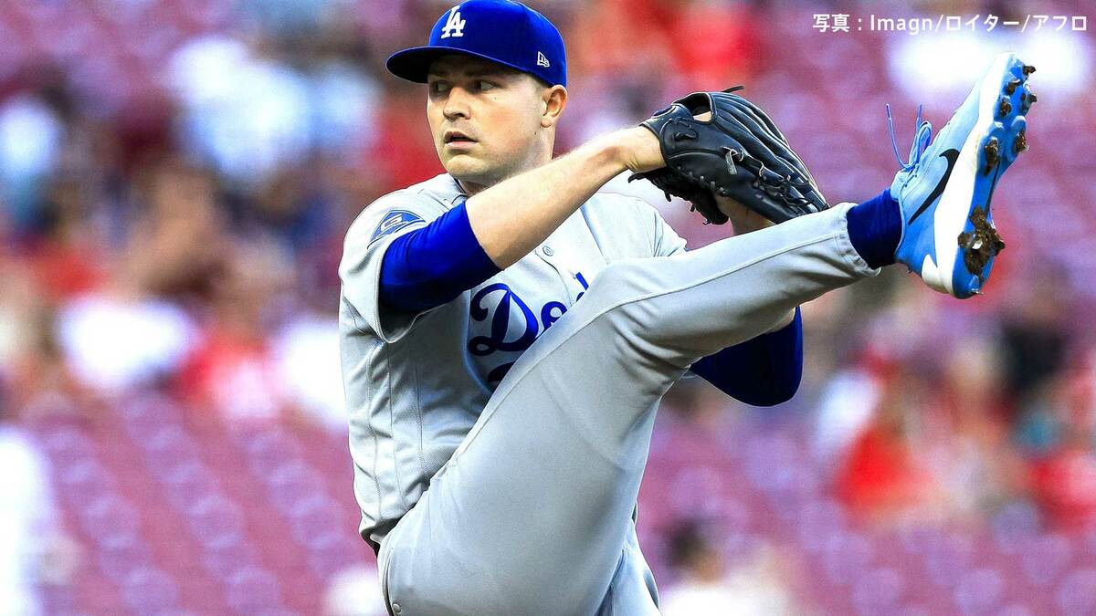 ドジャース 14年連続PS進出決定!地区Vマジックは“3”、スクーバル7回無失点9奪三振 フリーマンも左肩にキスで称えた