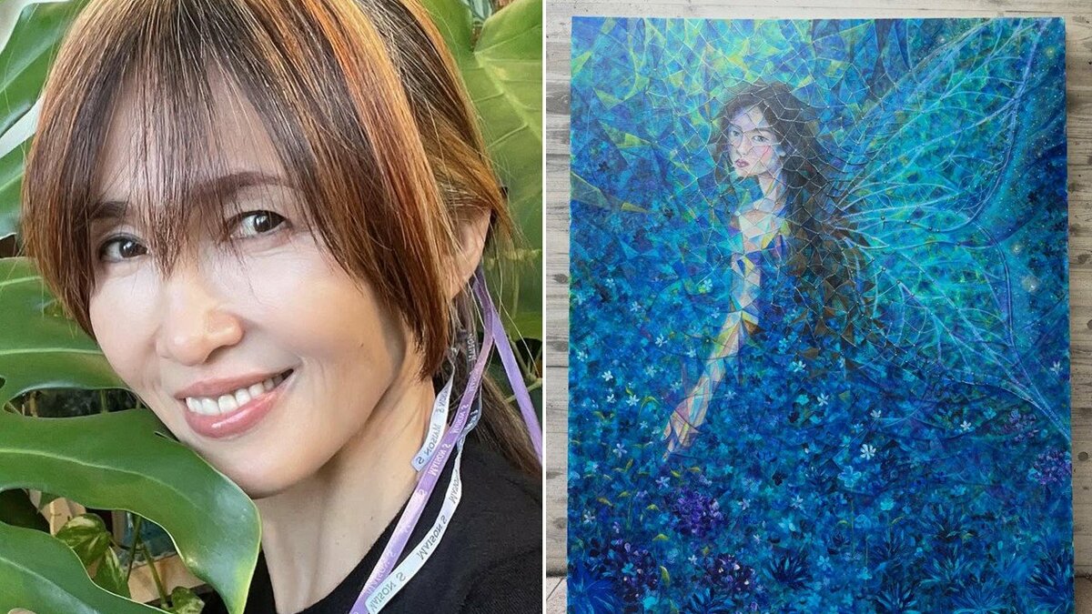 【 工藤静香 】二科展出展を報告 「出展２日前まで出すかウジウジと弱気に」　完成作に「koki,に見えてしまうのは私だけ？」の声