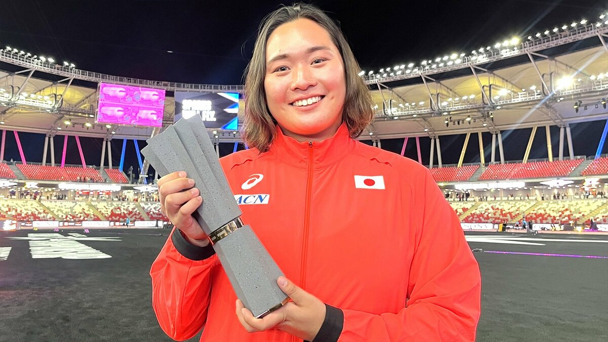 北口榛花、日本新記録での優勝から一夜明け「この場にいられることがすごく幸せ」【アルティメット世界陸上】
