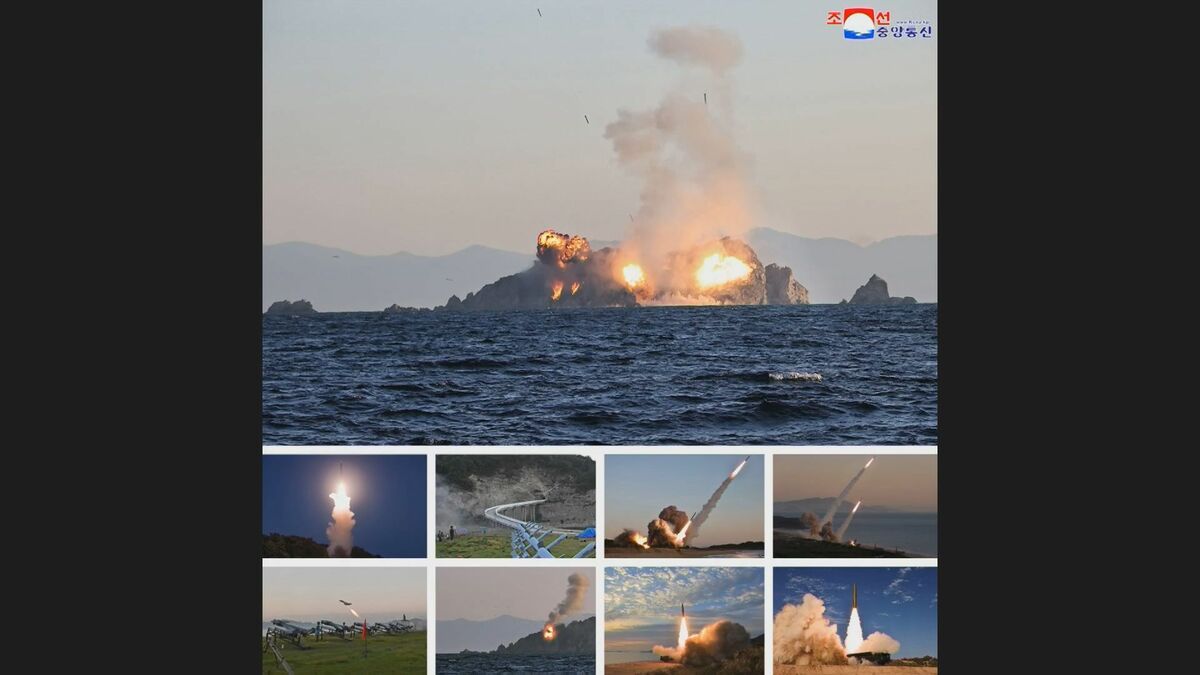北朝鮮メディア 弾道ミサイルの発射訓練などを実施と報道 12日の日本海に向けた短距離ミサイル発射も一部か