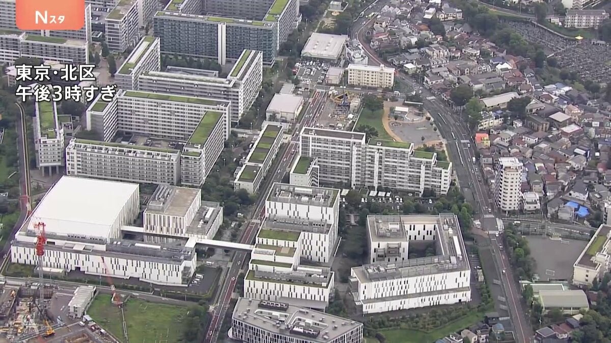【速報】5歳ぐらいの男の子がマンションから転落か　病院に搬送も心肺停止の状態　JR赤羽駅から西に約500m　東京・北区