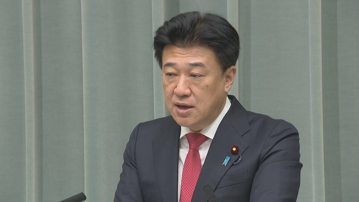 木原官房長官　沖縄基地負担軽減めぐり「目に見える形で実現できるよう全力を尽くしていきたい」