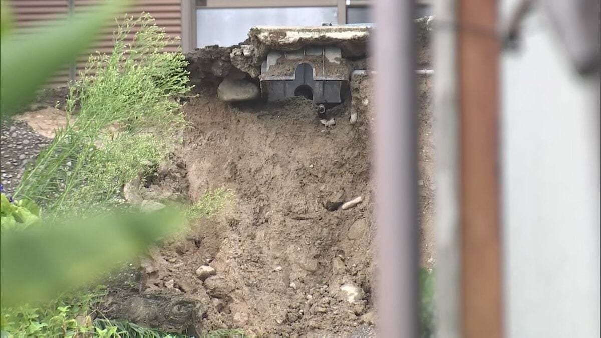 土砂崩れ相次ぎ高齢女性1人が死亡…宮崎・日南市 自宅敷地内のがけが崩れる 18日からレベル4土砂災害危険警報が発表