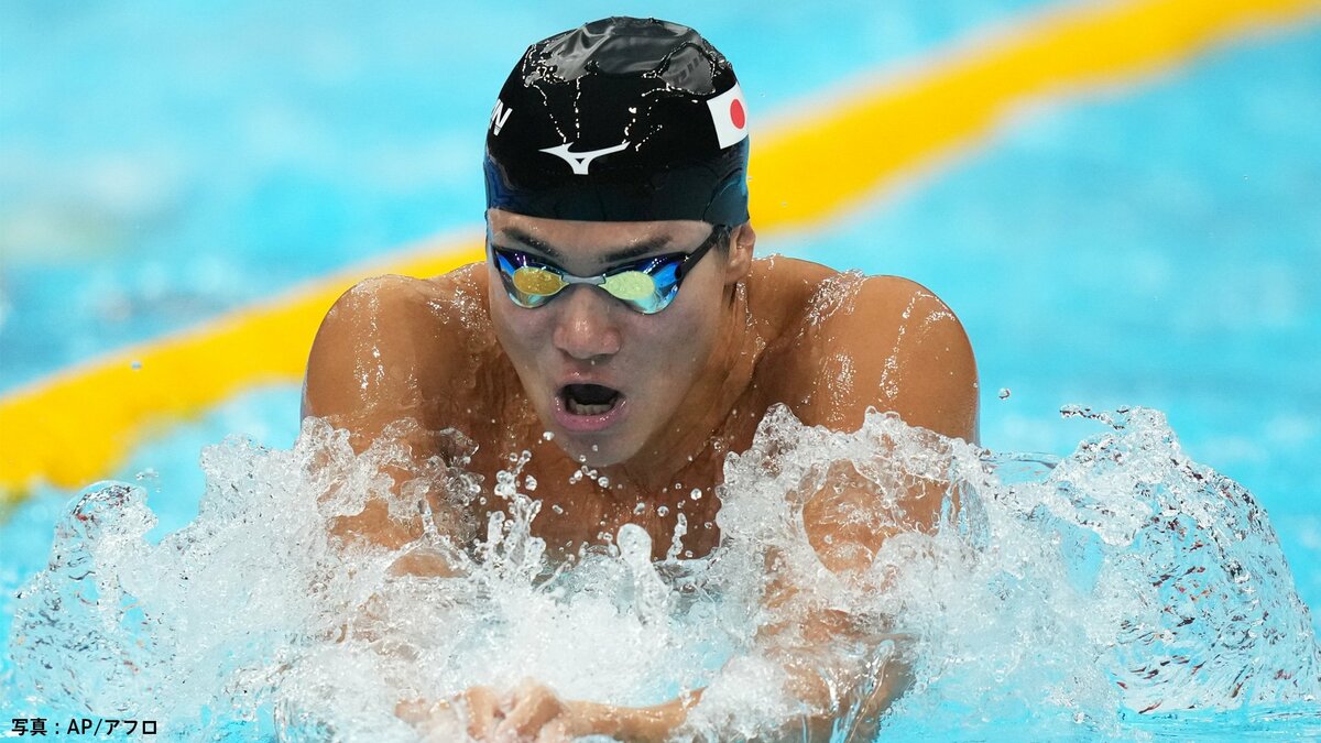 男子200m個人メドレー、3冠狙う松下知之が全体トップで決勝へ!17歳・小島夢貴も全体2位で同日の決勝に進出【アジア大会】