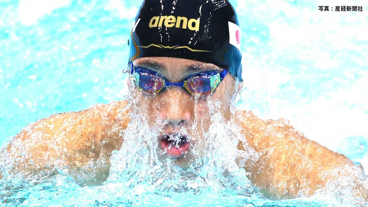 男子100m平泳ぎ 17歳・大橋信 アジア大会初V!中国・董志豪と同タイムで日本勢この種目12個目の金で2大会ぶりに王者奪還 “三冠”に好スタート【アジア大会】