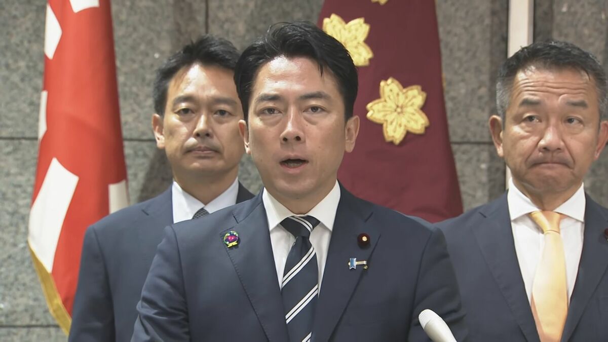 小泉大臣「断じて容認できない」 2回の北朝鮮のミサイル発射でコメント