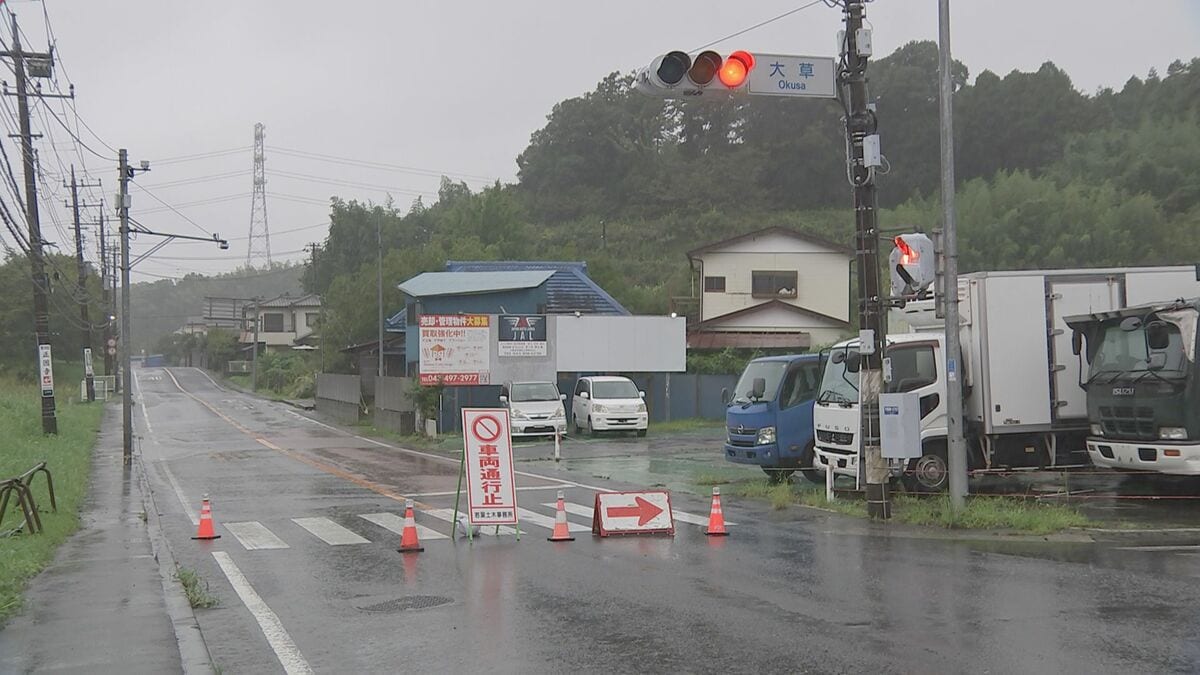 道路情報 大雨のため多くの区間で通行止め 館山道では土砂崩れの影響で姉崎袖ケ浦ICと市原ICの間の上り線で通行止め