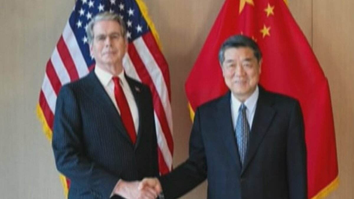 ベッセント財務長官「米中AI対話」を提案 何立峰副首相と会談