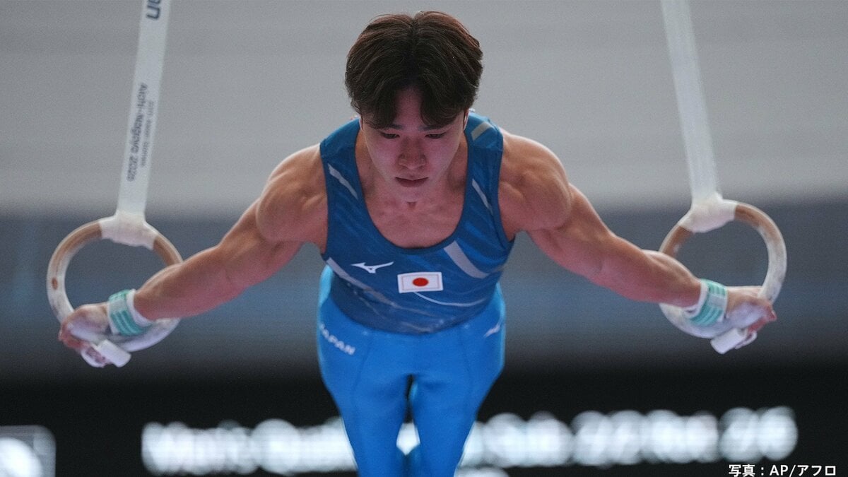 パリ五輪3冠の岡慎之助が個人総合銀メダル、エース橋本大輝は銅メダル！日本団体は2位で決勝へ、3大会ぶりの頂点目指す【アジア大会】