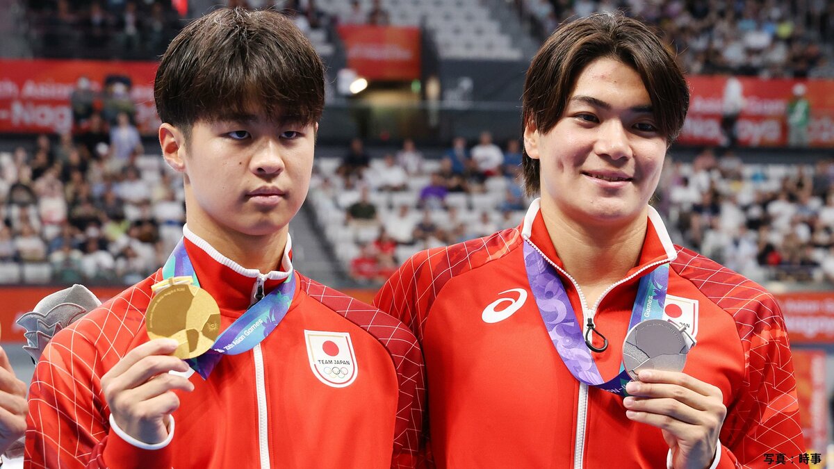 メダルラッシュの競泳、3日目は17歳・小島夢貴の400個メ金など計7個のメダル 男子4×100mメドレーリレーは日本新で銀【アジア大会】
