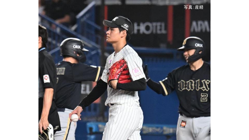 【ロッテ】救援陣が崩れ4連敗... 今季ワースト借金11 八木が来田に同点被弾 坂本V打献上 中森2失点 ジャクソン5回2失点も10勝目はお預け 山口32号