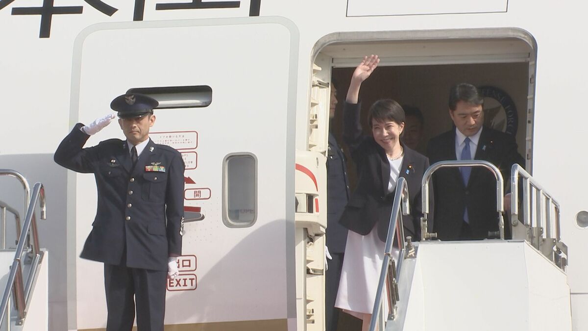 【速報】高市総理 アメリカ・ニューヨークから帰国