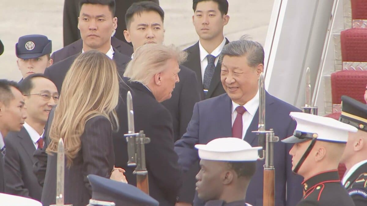 【速報】習近平国家主席「競争相手ではなくパートナーになるべき」 首脳会談でアメリカ到着