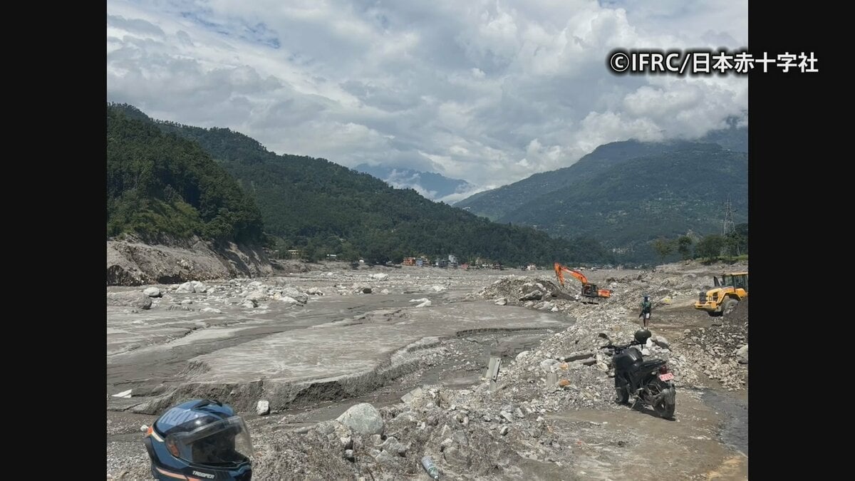 ネパール 土石流発生からまもなく1か月 日本赤十字社の看護師「一人一人の尊厳を守る支援を」