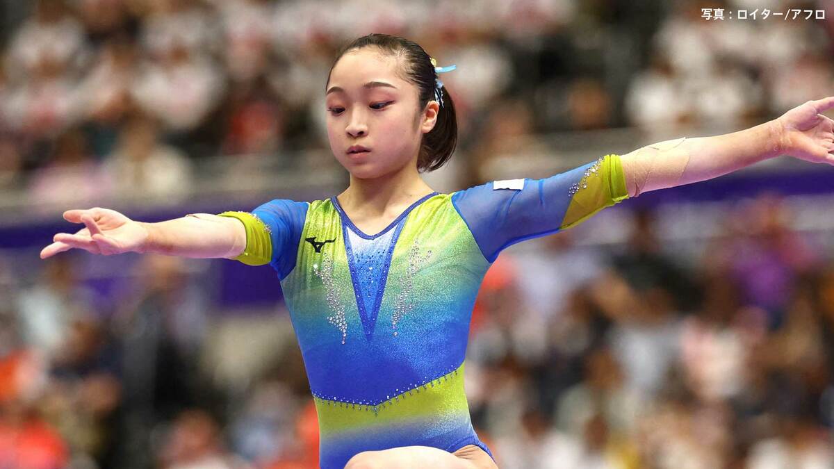 体操女子種目別平均台　岡村真が銅メダル！前回優勝に続き2大会連続の表彰台　杉原愛子は4位【アジア大会】