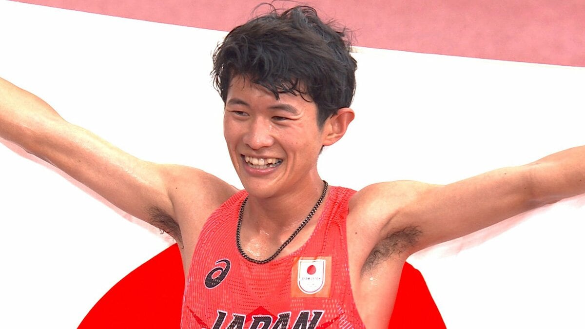 山下一貴が2時間10分49秒で金メダル!初出場で日本勢8年ぶり7度目の頂点に立つ「日本の声援が多くてとても力になりました」【アジア大会・男子マラソン】