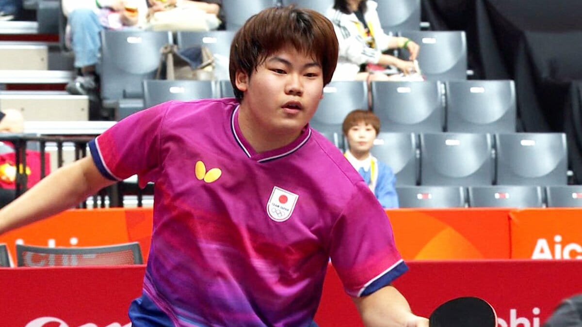 松島輝空が卓球男子シングルスの準々決勝進出決定 一進一退の3回戦、第5・6ゲーム連取で勝利【アジア大会】