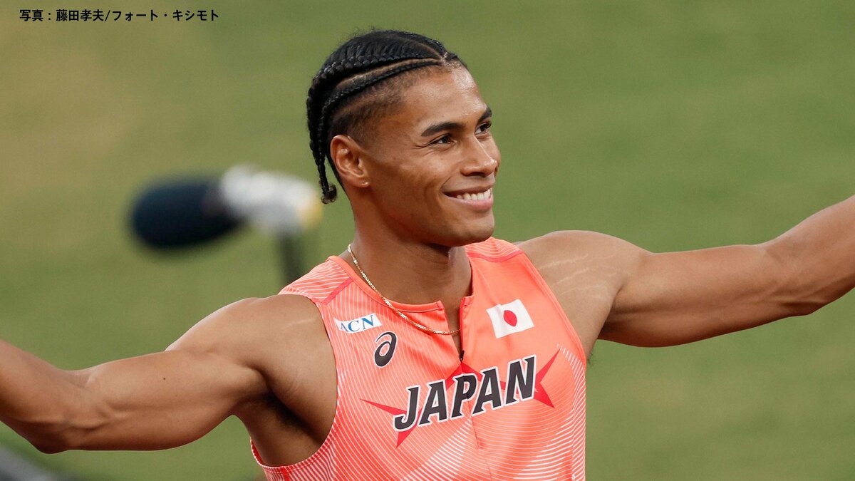男子400m中島佑気ジョセフが45秒22で銅メダル獲得! 驚異のラストスパートで日本勢2大会連続メダル獲得【アジア大会】