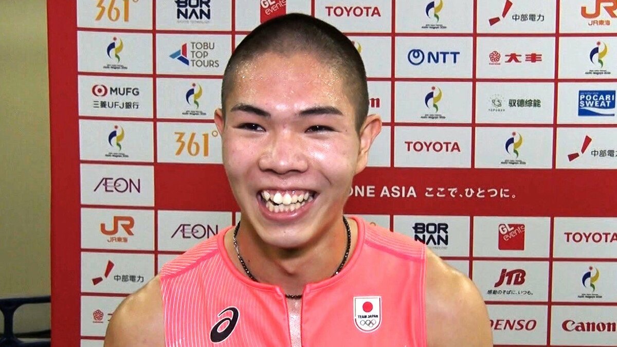男子400mH、17歳・後藤大樹が全体1位48秒60で予選突破「味噌のように仕込み、シャチホコのように調子を上げて、天下取ります」【アジア大会】
