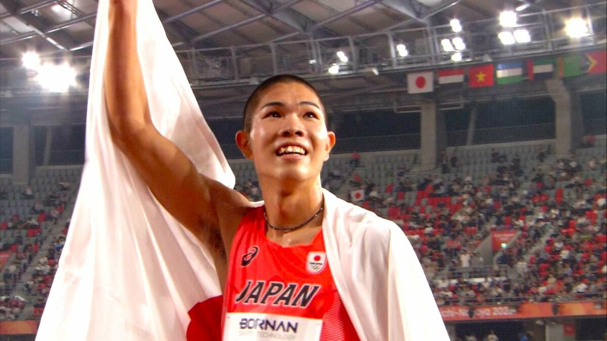 男子400mHで17歳・後藤大樹が日本歴代2位タイの47秒93で銀メダル 日本勢史上最年少で表彰台の快挙達成【アジア大会】